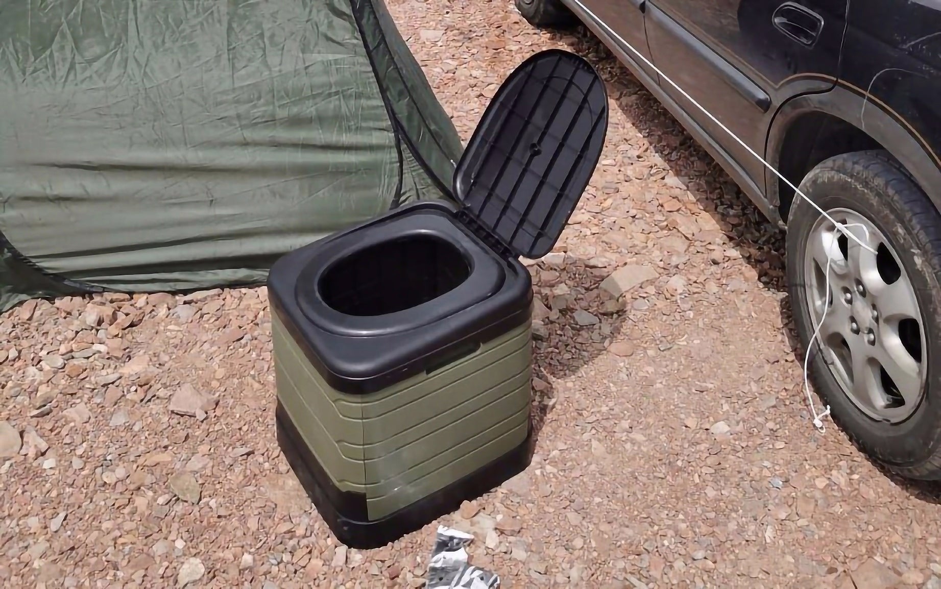 trolleys for camping Lightweight Tactical-Style Camping Table & Trolley