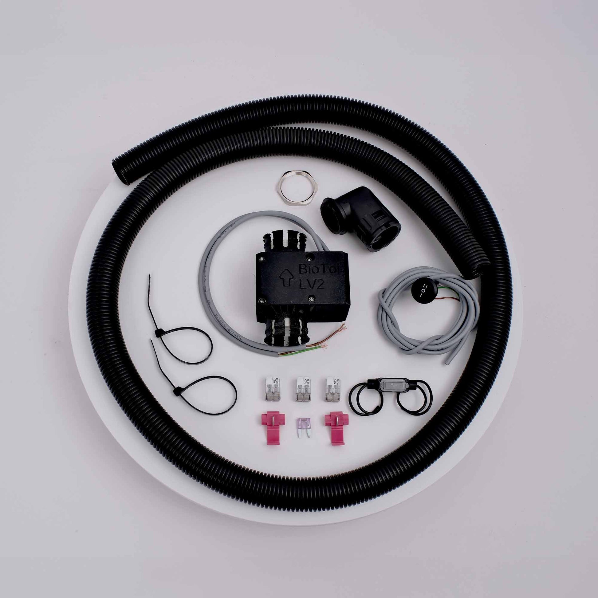 Komposttoiletten Zubehör mit integriertem Lüfter – effiziente Geruchskontrolle, nachhaltige Trockentrenntoilette für Wohnmobile