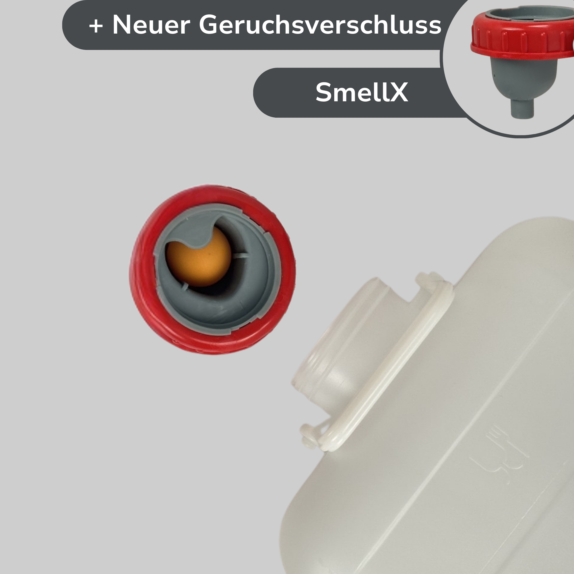 Der neue SmellX Geruchsverschluss ist ab sofort verfügbar.